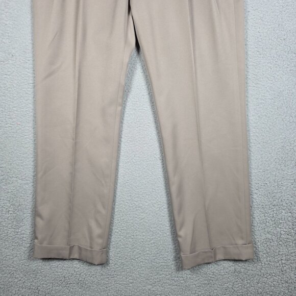 Perry Ellis Pants Mens Size 32x30 Taupe Flex Stretch Non Iron Classic Fit NWT - Picture 3 of 10